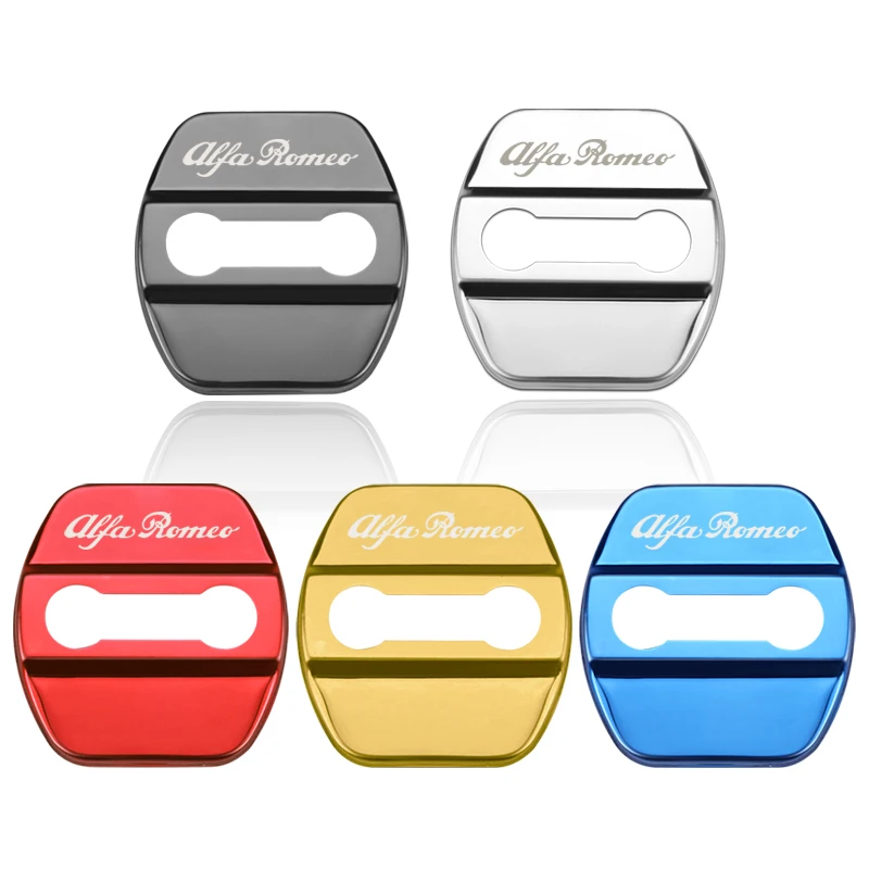 4 шт./лот автомобильный Стайлинг дверной замок из нержавеющей стали декоративный