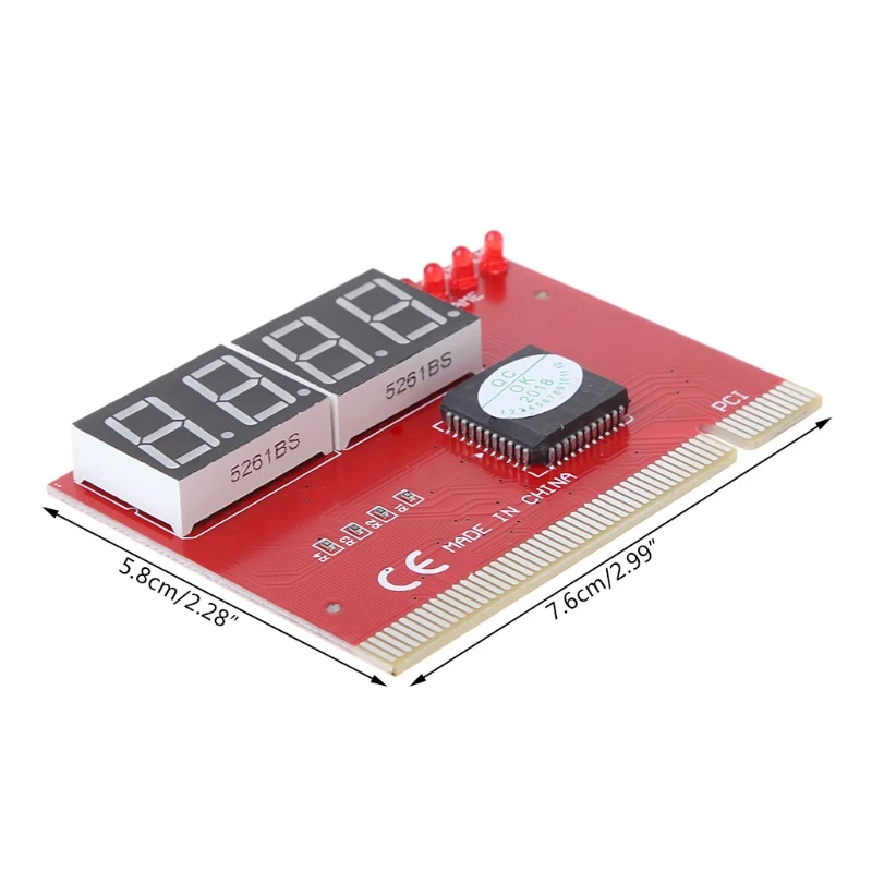 

New Computer PCI POST Card Motherboard LED 4-Digit Diagnostic Test PC Analyzer