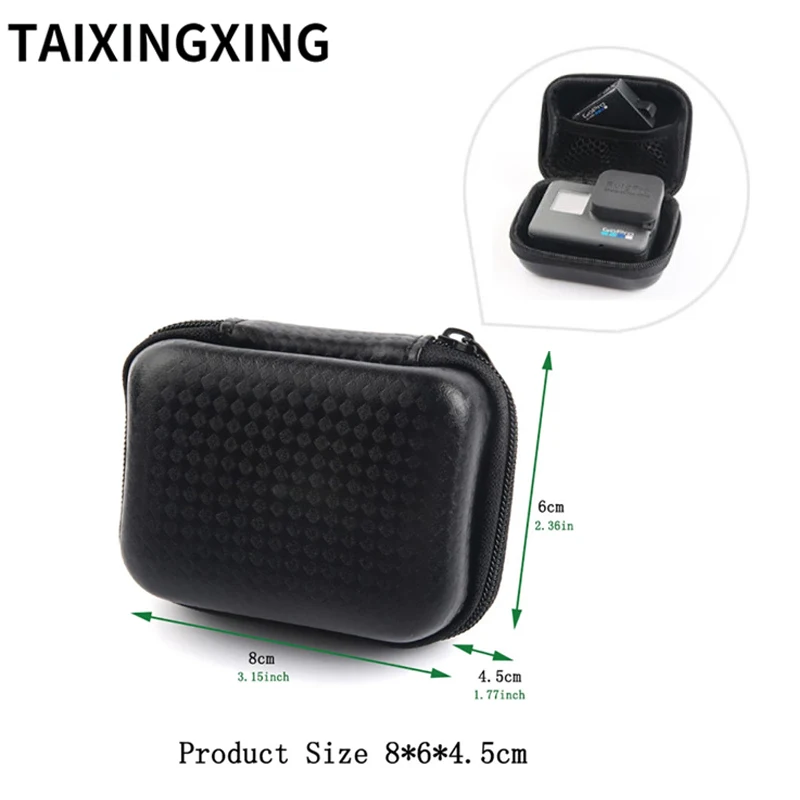

Portable Mini Box Xiaoyi Bag Sport Camera waterproof Case For XiaoYi 4K Gopro Hero 9 8 7 6 5 4 SJCAM Sj4000 EKEN H9 Accessories