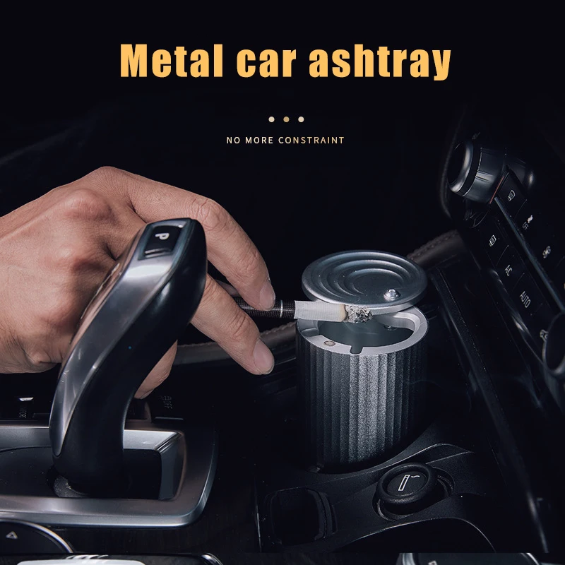 Металлическая Автомобильная Пепельница портативные аксессуары пепельный