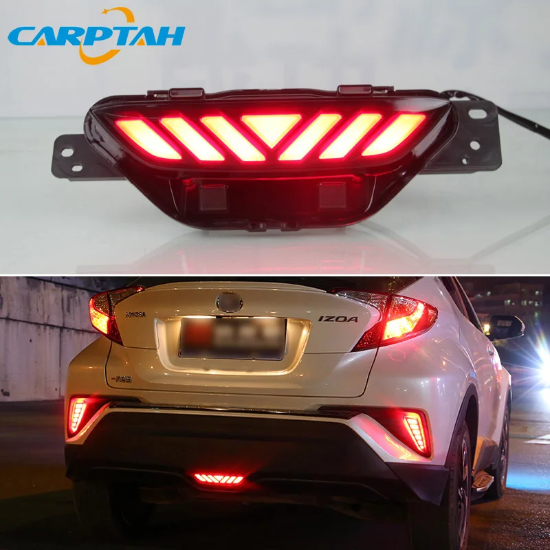 1 шт. светодиодный задний противотуманный фонарь для Toyota C HR ЧР 2016 2017 2018 водить