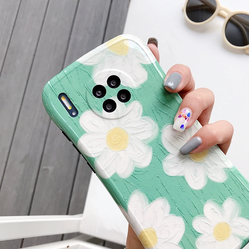 Чехол для телефона Huawei P30 P40 Mate 30 Mate30 Pro милый мягкий чехол в Корейском стиле с