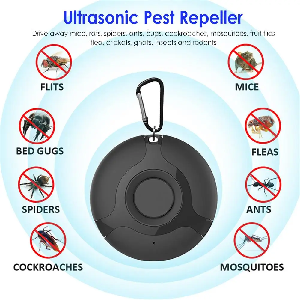Портативный Ультразвуковой Отпугиватель вредителей электронный отпугиватель