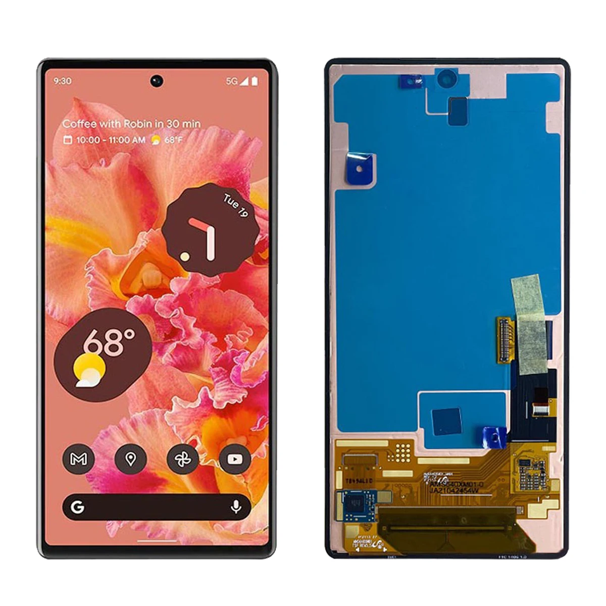 Pantalla LCD Original de 6,4 pulgadas para Google Pixel 6, montaje de digitalizador con pantalla t&aacute;ctil, repuesto para Google Pixel6 LCD con marco-3
