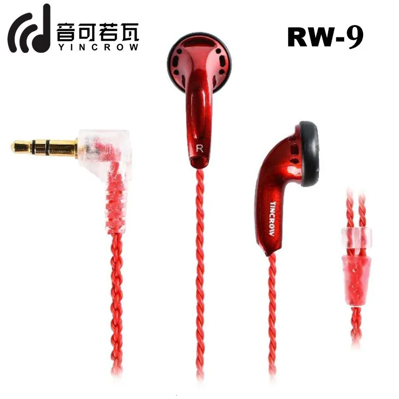 YINCROW RW-9 наушники вкладыши с плоской головкой затычки для ушей металлические наушники гарнитура MX500 вкладыши