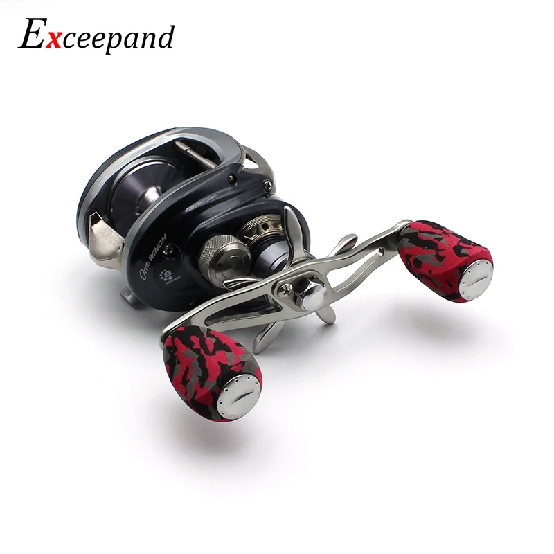 Excepand ручка Gunsmoke красная камуфляжная Рыболовная катушка для Abu Garcia Daiwa