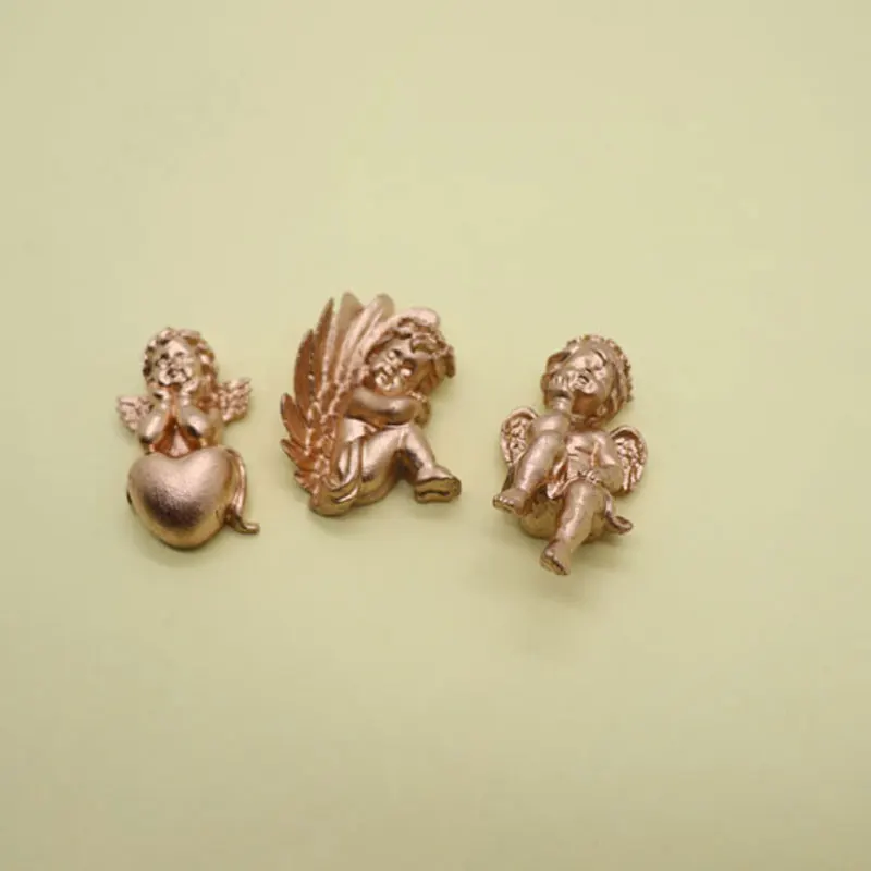 Магнит на холодильник с изображением золотого Ангела миниатюрная Подарочная