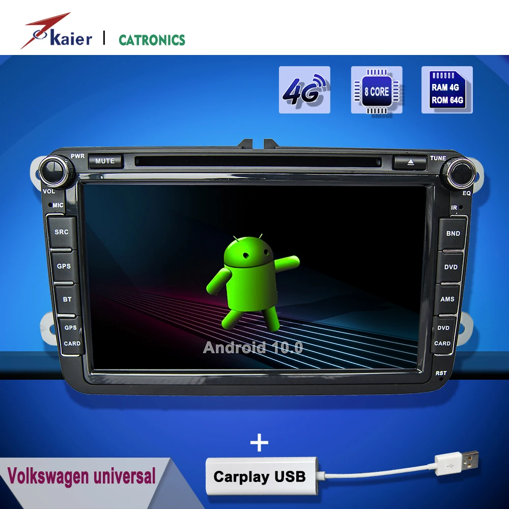 Kaier VW passat B6 2din автомобильное радио Мультимедиа android авто volkswagen polo СЕДАН tiguan golf touran