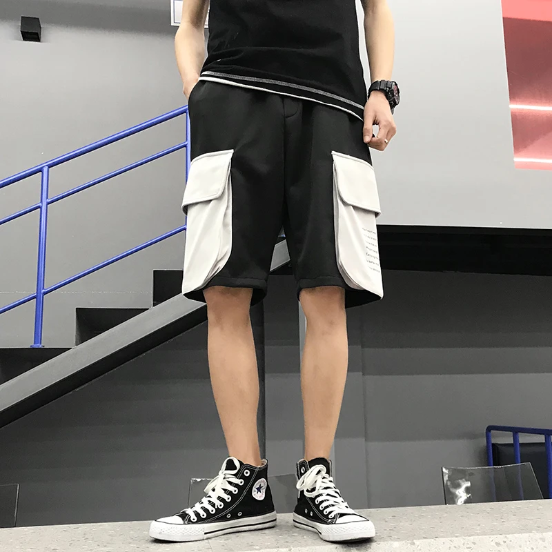 

Big Pocket Cargo Shorts Male Casual Fashion Bermuda Men's Shorts 2020 Summer New Beach Short Pants Mens Large Size 5XL
