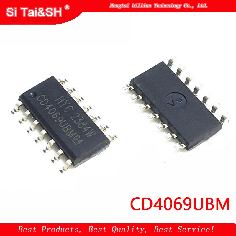 Новинка 20 шт. HEF4069UBT SOP14 HEF4069 SOP HCF4069 SMD CD4069UBM SOP-14 HEF4069BT оригинальная ИС - купить по