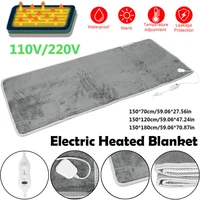 220v110v bed electric heating blanket heated mat winter soft bed warmer pad thermostat carpet single double carpets mat for bed