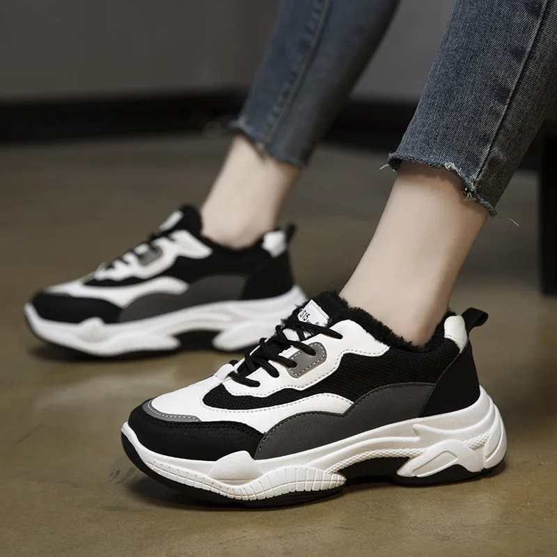 

2021 Winter Women's Shoes New Korean Version of All-match Student Sports Shoes Ladies Casual Shoes Ins Super Fire Running Shoes