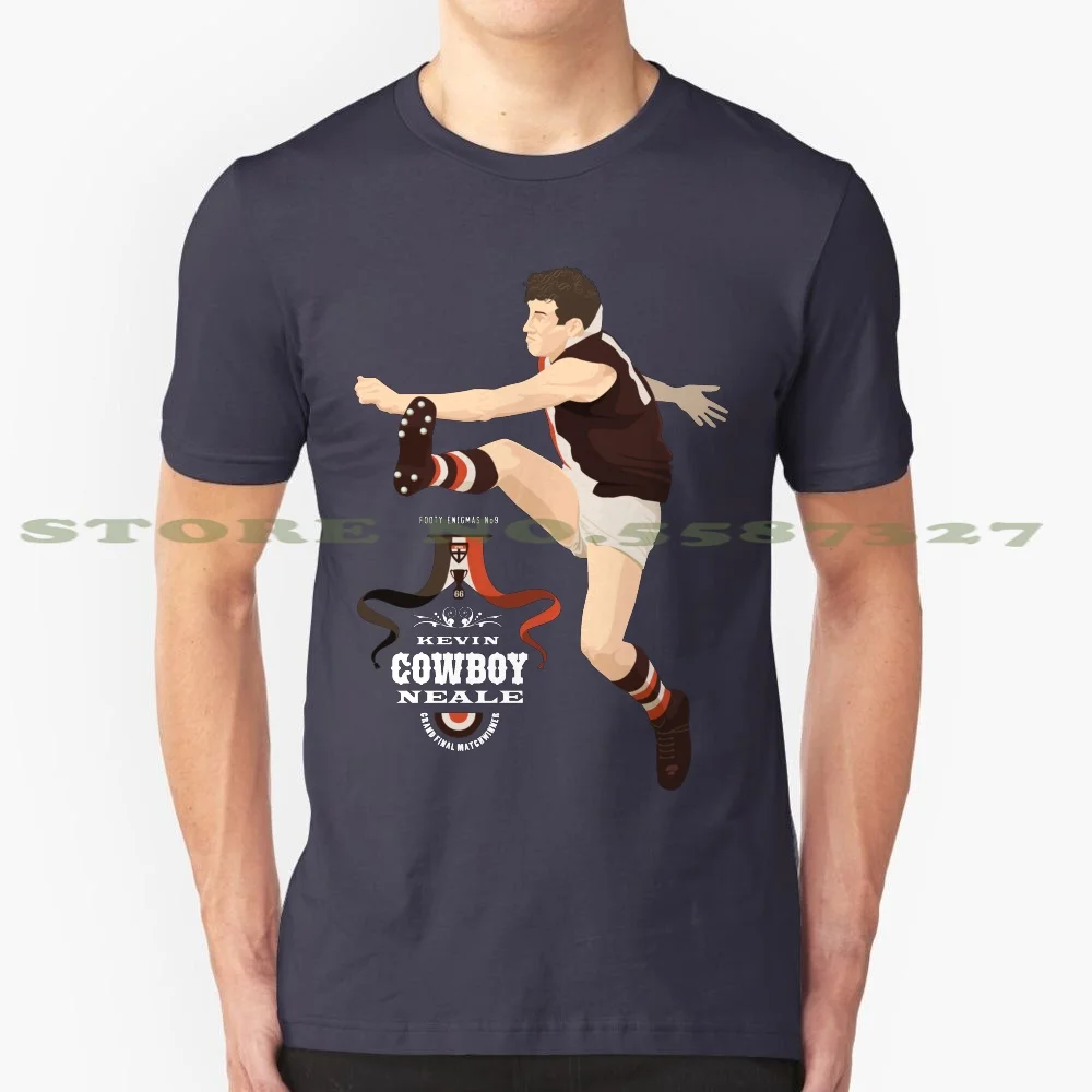 Футболка Cowboy Neale - St Kilda (для рубашек красного серого или черного цвета) из 100%