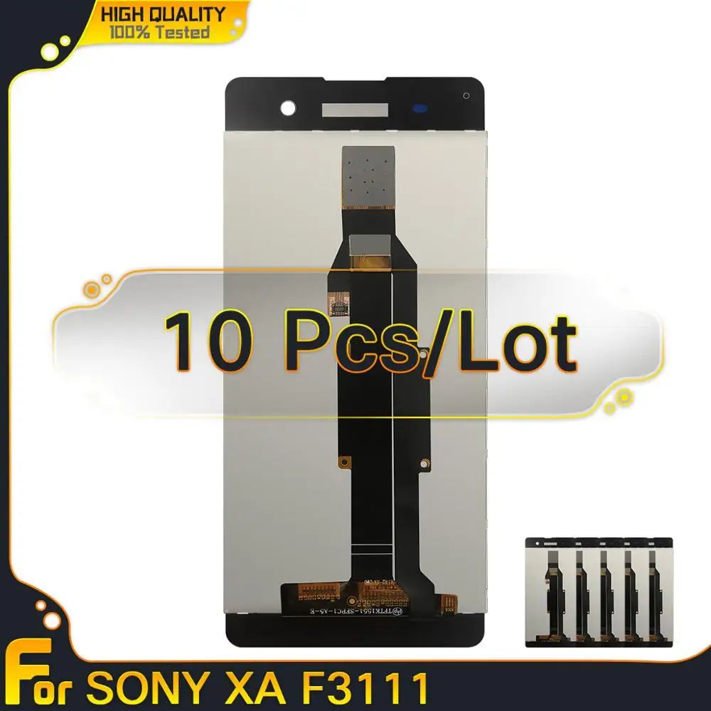 10 шт. ЖК дисплей для Sony Xperia XA F3111 F3113 F3115 сенсорный экран дигитайзер сборка Замена