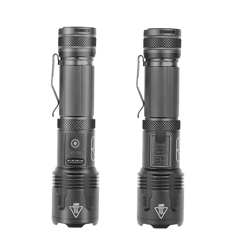 

XANES 1700 XHP70/XHP99 USB Rechargeable Zoomable Flashlight Bright Camping Hunting Tactical Torch 18650 Lantern Emergency Lamp