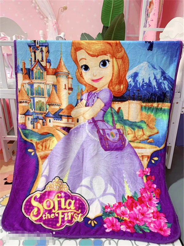 Плюшевое одеяло Disney Холодное сердце Эльза Анна принцесса машинки Микки София
