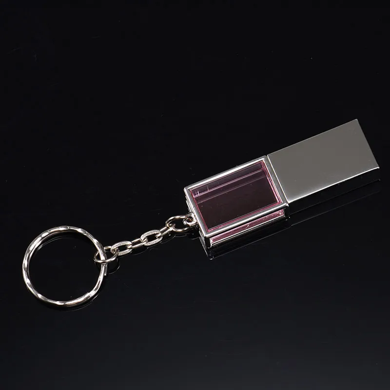 JASTER креативный usb2.0 Кристалл рамка+ брелок Модель Pendrive 4 ГБ 8 ГБ 16 ГБ 32 ГБ 64 ГБ флеш-накопитель USB флеш-накопитель подарок - Цвет: C