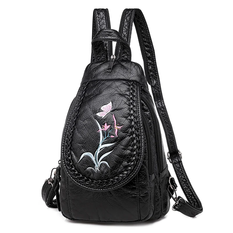 

Sac A Dos Back Pack Women Leather Backpacks High Quality Female Vintage Backpack For Girls School Bag Travel Bagpack Ladies bag