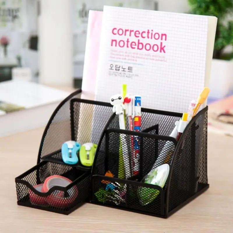 6 сеток/9 сеток многофункциональный настольный органайзер сетка школьные офисные