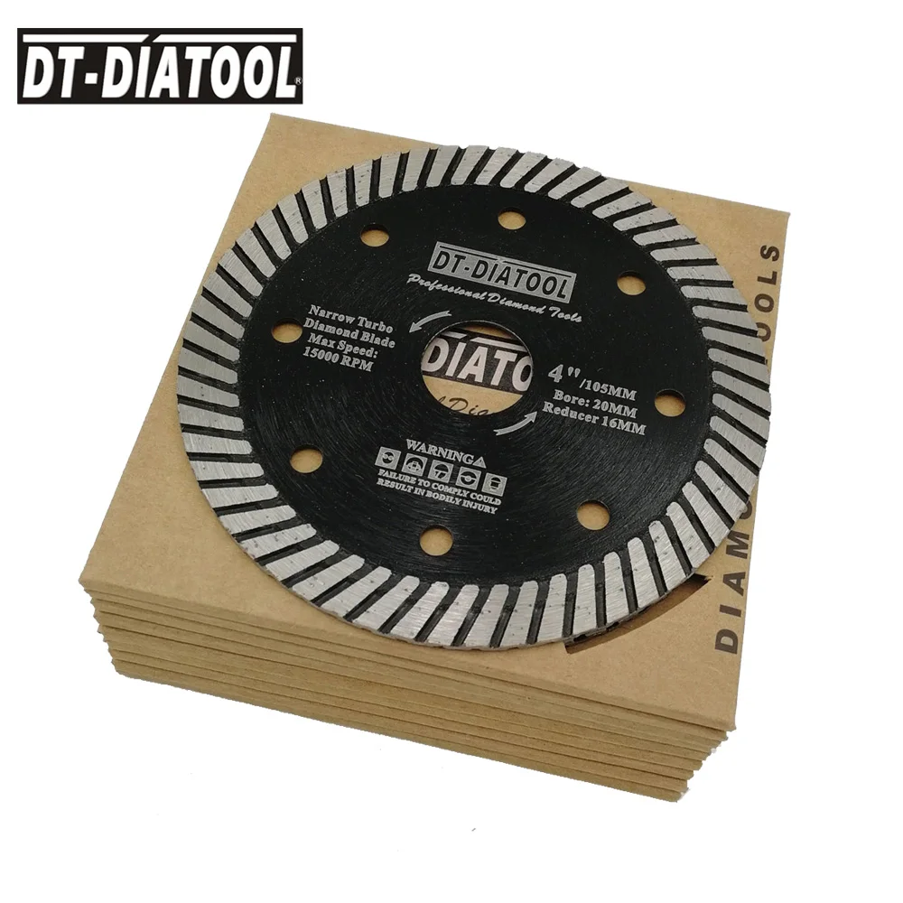 10 шт. сухой или влажный Профессиональный узкий турбо алмазный пильный диск