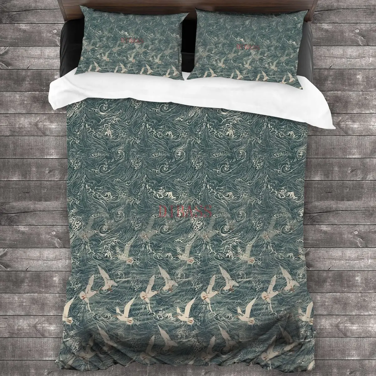 

Storm Gulls 100%Pure Cotton Comforter Set with 2 Pillowcase,Soft Microfiber Duvet Cover Set, Bedding Sets Bed Set