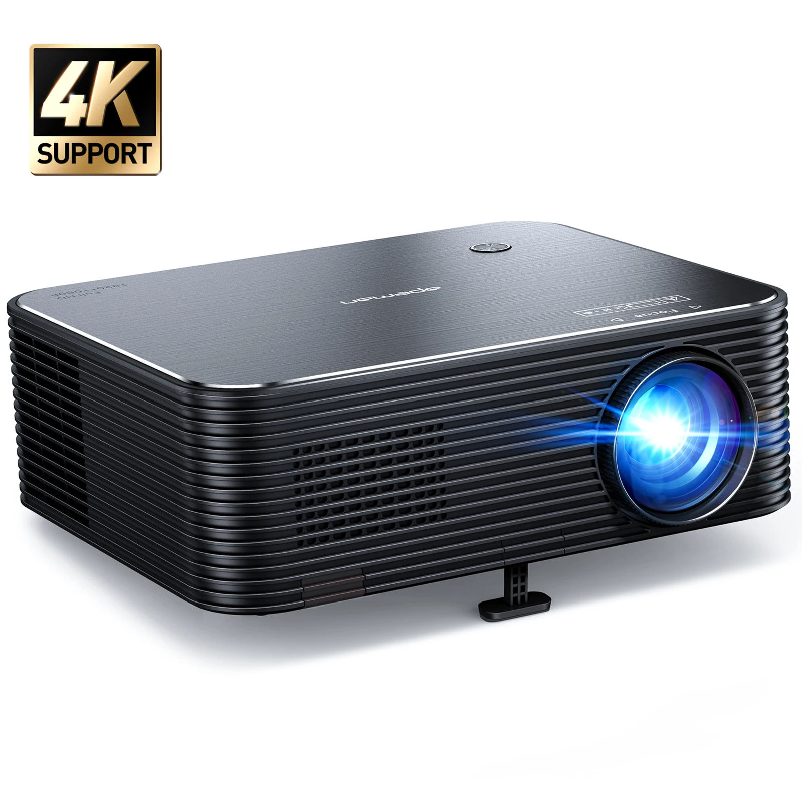 

Projector, APEMAN Native 1920 x 1080P HD Portable Projector, Support 4K, 300" Screen for Home Theater, Outdoor Movie