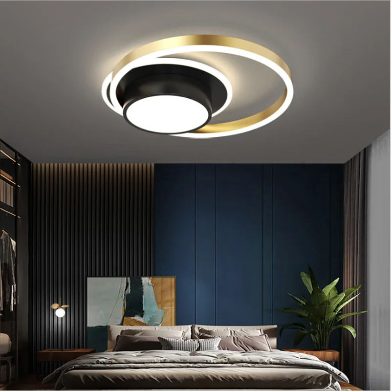 

Nordic bedroom ceiling light led creative round room light modern minimalist bedroom light household lighting fixtures