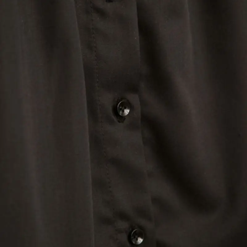 Женская Расклешенная юбка трапециевидной формы с имитацией подола и пуговицами