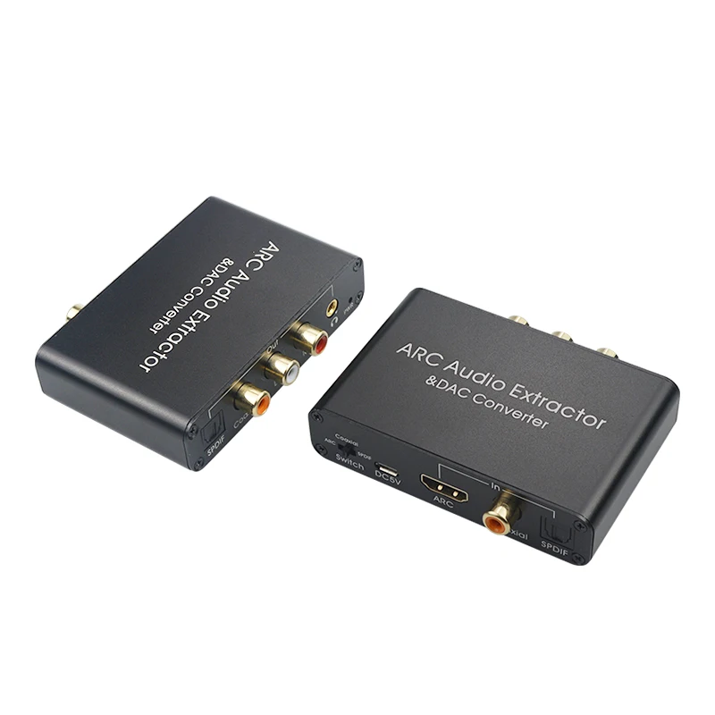 192 кГц ARC o адаптер HDMI экстрактор цифро аналоговый преобразователь DAC SPDIF