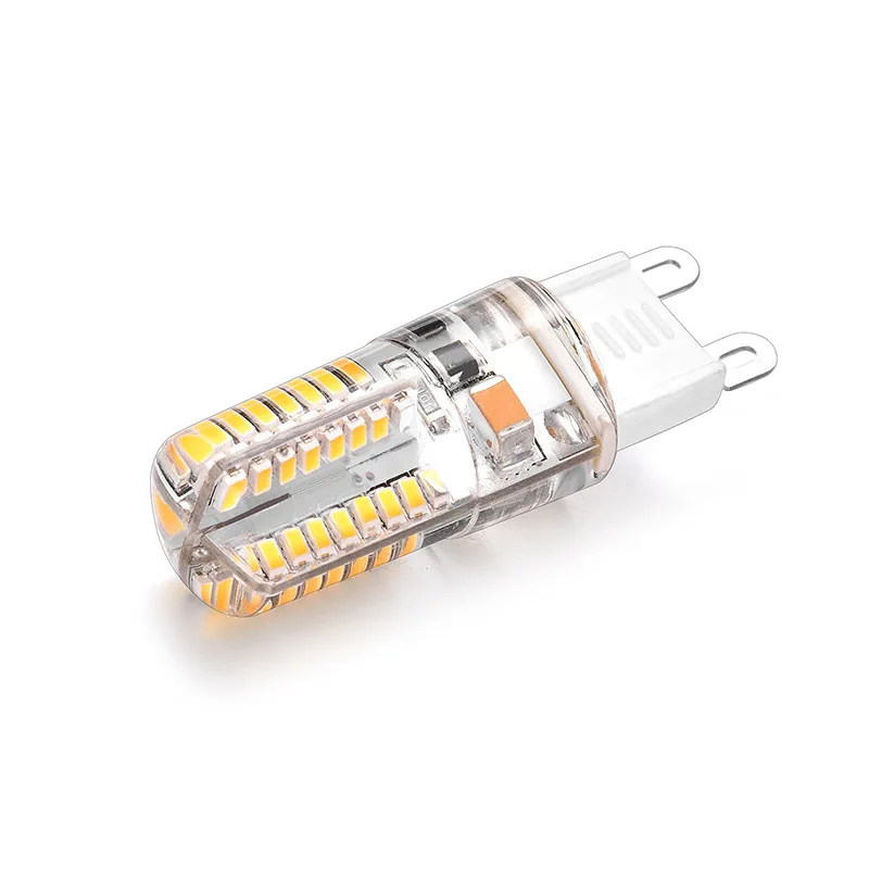 G9 Светодиодные лампы заменить галогенные 9W 64LED 12W 104LED AC 220V прочные ультра яркие