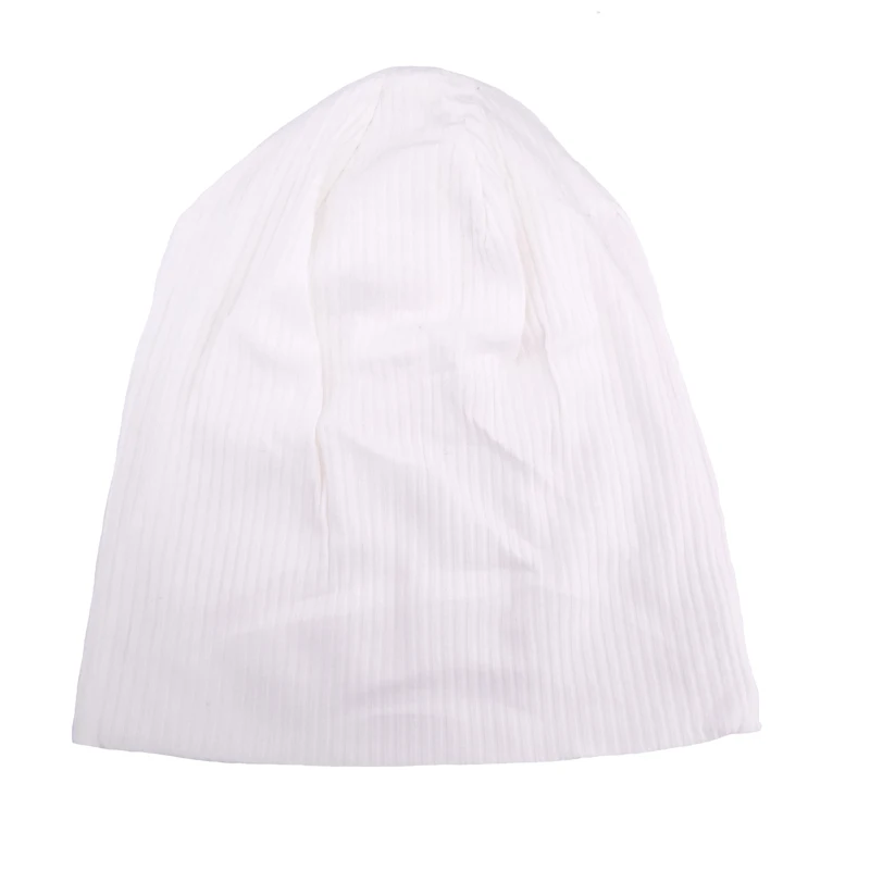 GZHilovingL, женские черные ребристые хлопковые шапочки, Skullies, шапки для зимы и осени, эластичные сутулящиеся шапки, Женские Простые шапочки, шапки