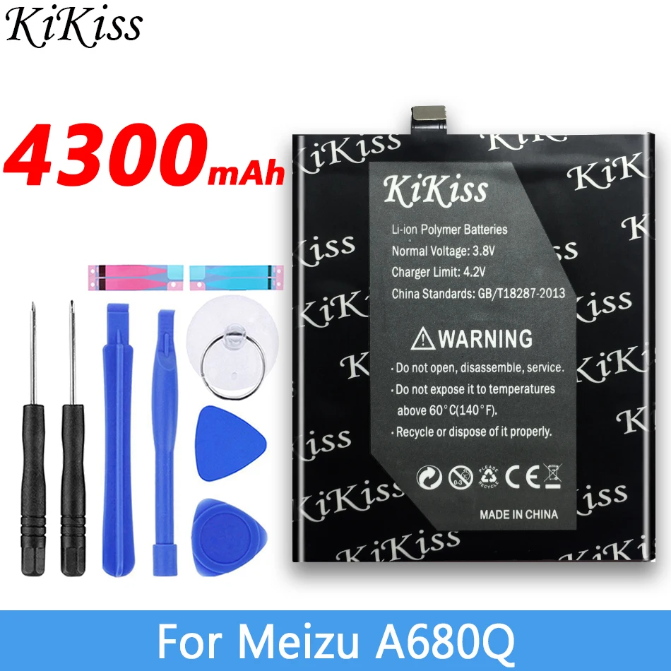 4300 мА/ч BA02 для Meizu M3E A680Q Meilan E умные Мобильный телефон высокого Ёмкость Батарея |