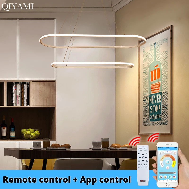 Современная новая светодиодная люстра освещение для столовой спальни кухни