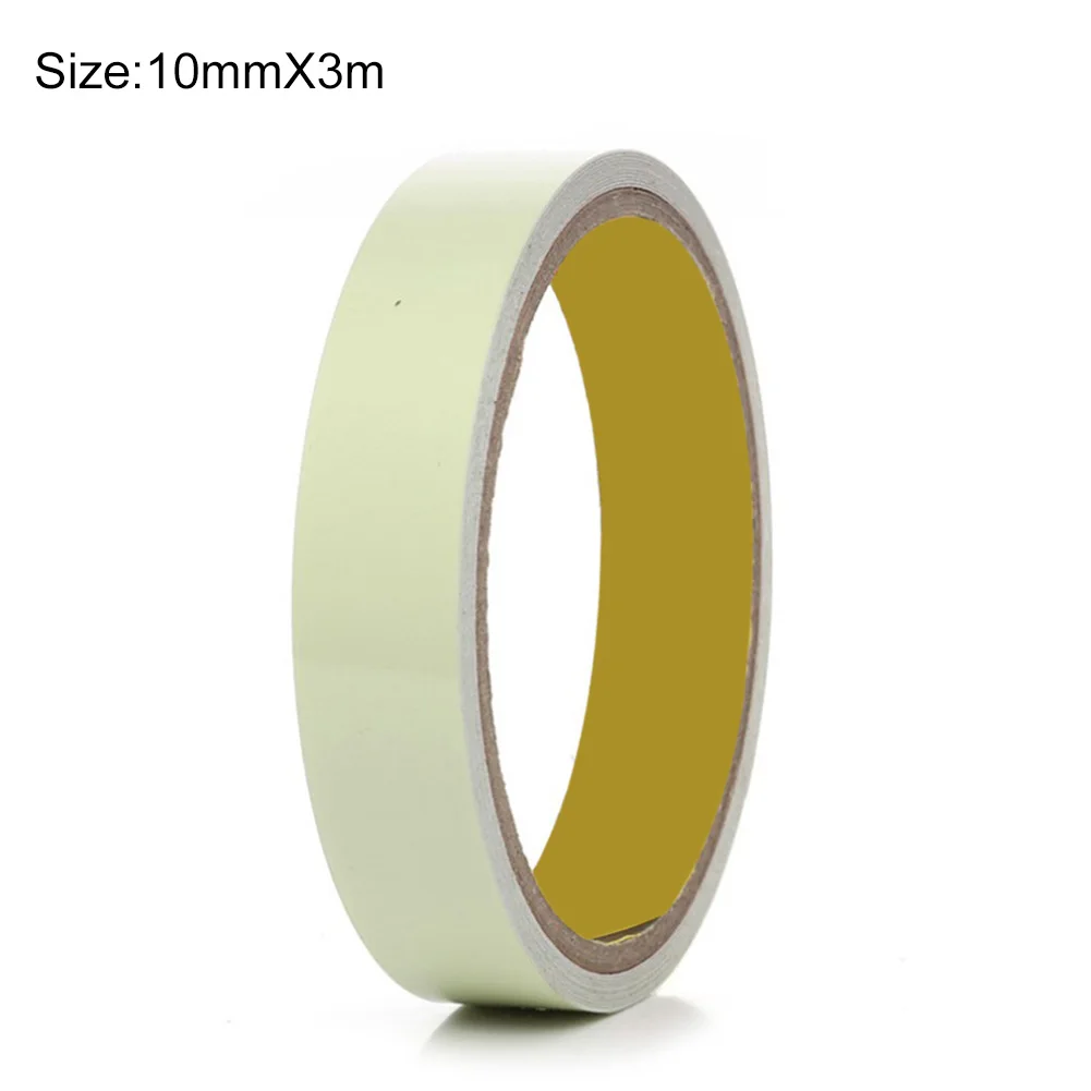 15MM 3M Luminous Tape Self-adhesive Night Vision Glow In Dark Safety Warning Security Stage Home Decoration Tapes tools | Обустройство