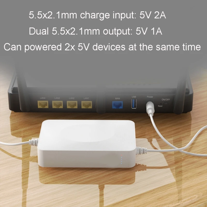 5V Uninterruptible Power Supply 1A 10W Multipurpose Mini UPS Battery Backup Security Standby For Camera Router | Электроника