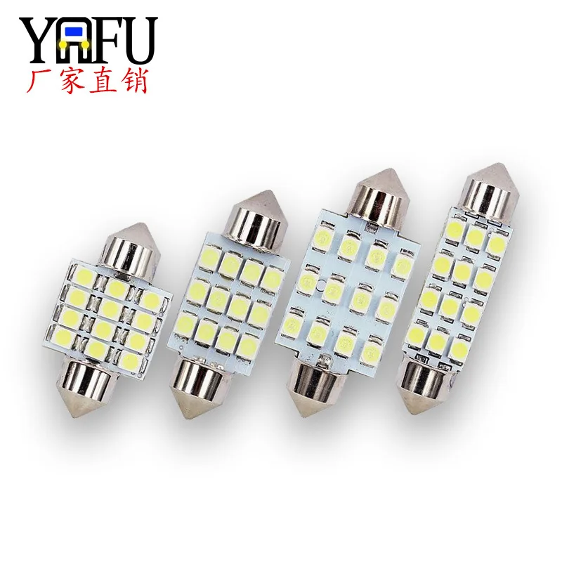 

Прямая продажа, фонарь для чтения, 31 мм, 36 мм, двойная лампа 12smd 1210 3528, лампа для внутреннего освещения, светодиодные автомобильные фсветильни...