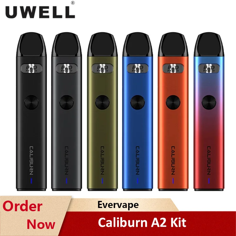 Набор для вейпа Uwell Caliburn A2 520 мАч 2 мл|Системы нагревания табака и электронные