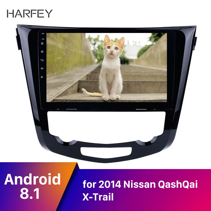 Автомагнитола Harfey 2din 10 1 дюйма IPS мультимедийный плеер для 2013 2014 2015 2016 Nissan QashQai X Trail