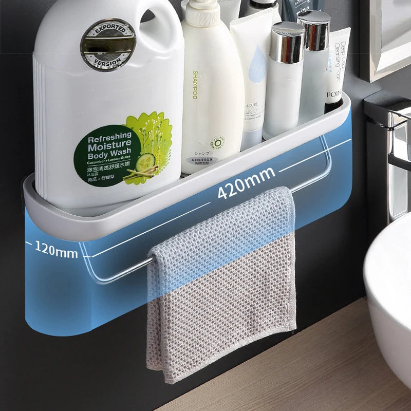 Полка-органайзер для хранения шампуня и ванной | Обустройство дома
