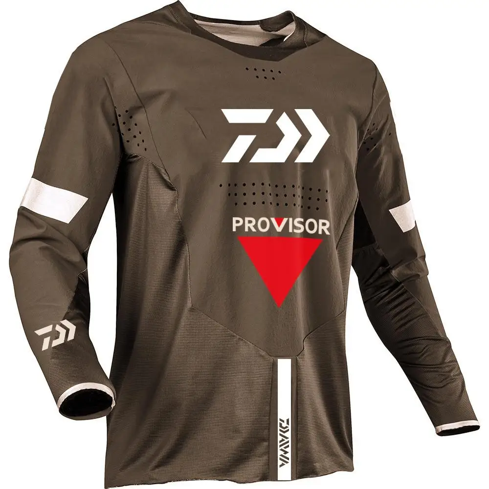 

2022 Daiwa Fishing Jersey Long Sleeve Fishing Shirt Dawa Breathable Anti-uv Sun Protection Sweater Fishing Clothes