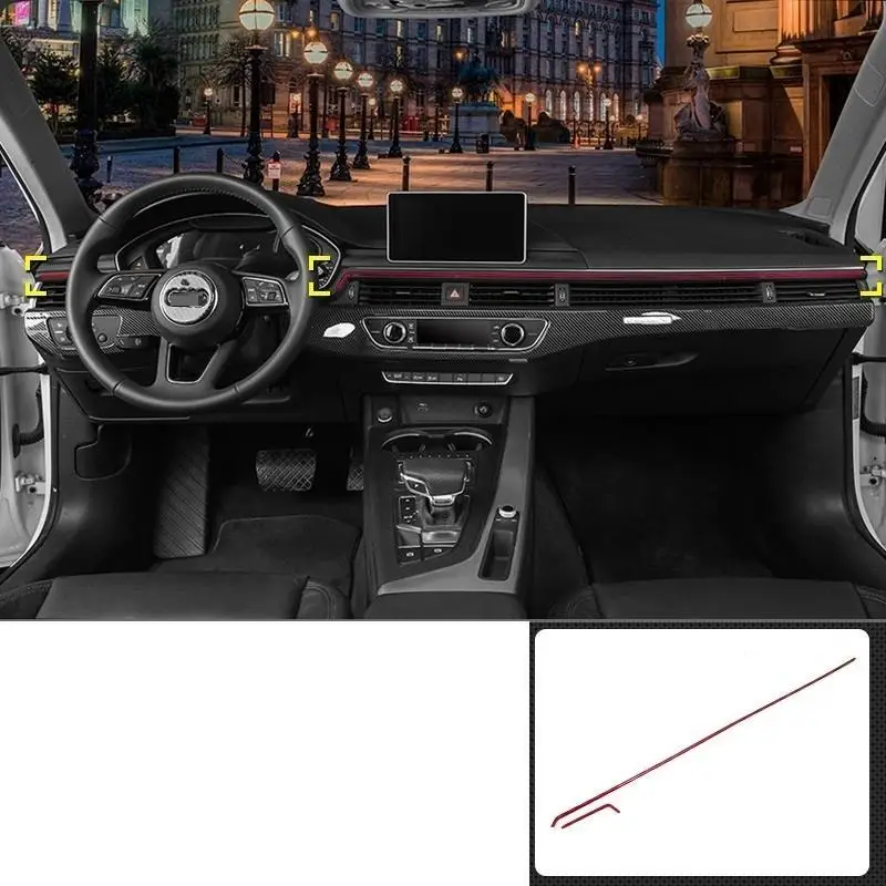 Automovil Модифицированная Хромовая система управления Шестерня панель интерьера
