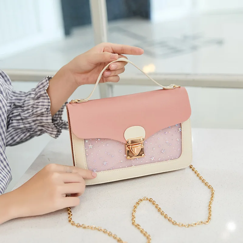 Модные женские сумки на ремне Цепи мини сумка через плечо женская телефон