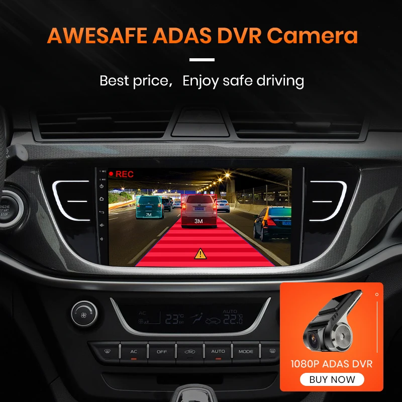 Автомагнитола AWESAFE PX9 для Geely NL-3 2016-2020 мультимедийный видеоплеер с GPS 2din Android 10 0 2 ГБ