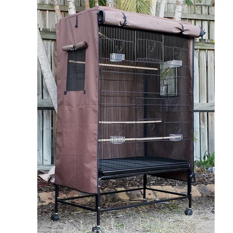 Parrots Aviary Birds Cage Cover Seed Catcher Guard Bag Waterproof Lightweight Protection I88 #1 | Дом и сад