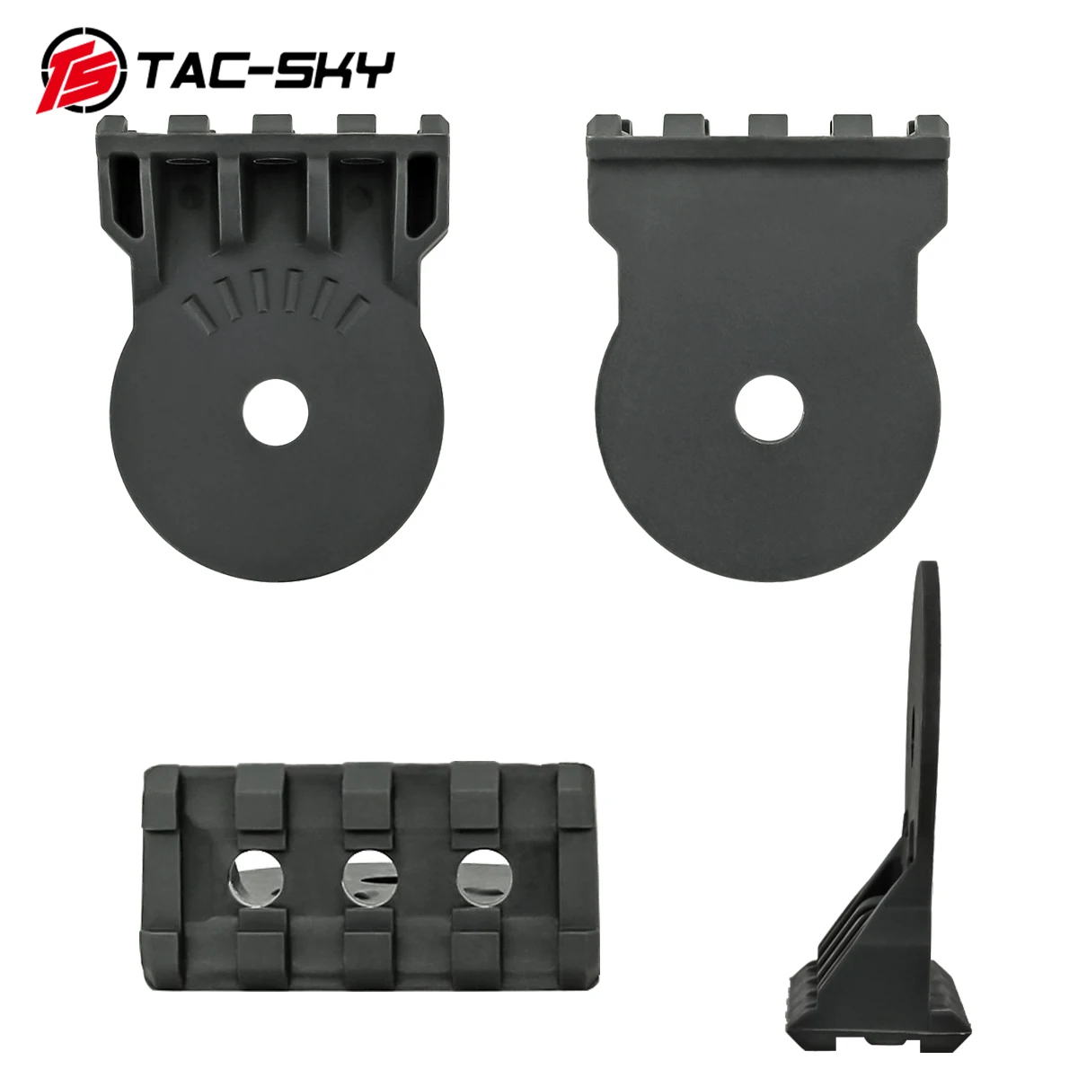 TAC-SKY Tactical Flashlight Mounting Bracket for helmet mounting Suitable tactical headset Fast Ops Core ARC rail adapter | Мобильные
