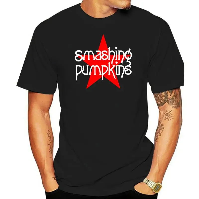 

THE SMASHING PUMPKINS STAR LOGO BLACK T SHIRT ALTERNATIVE SILVERCHAIR BUSH ZWAN Men T-Shirt Lowest Price 100 % Cotton