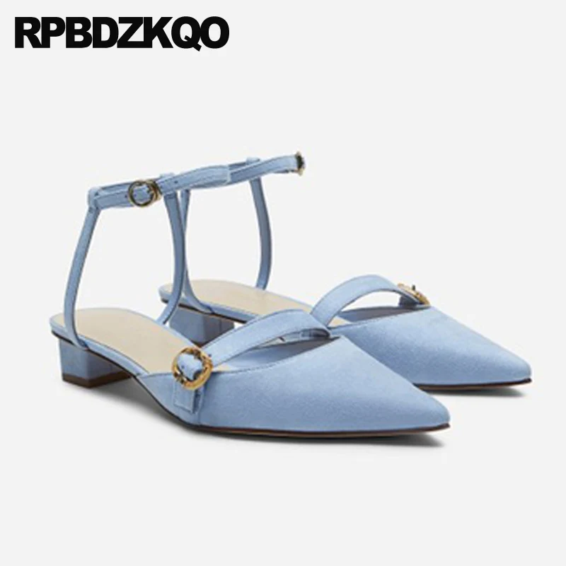 Китайские летние прямые поставки черные сандалии женские синие дизайнерские