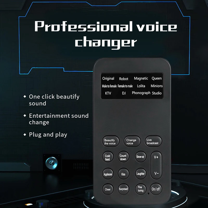 12 различных смены звука устройство изменения голоса Fr компьютер ноутбук