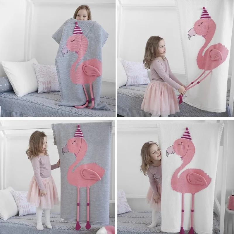 S&aacute;banas aire acondicionado para ni&ntilde;os, mantas de punto, Alfombra de playa, manta de sujeci&oacute;n para beb&eacute;-1