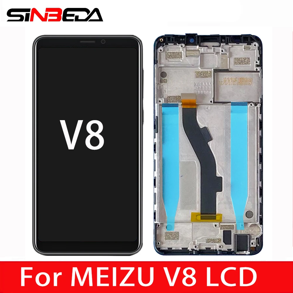 Оригинальный ЖК дисплей 5 7 ''для Meizu V8 сенсорный экран дигитайзер рамка в сборе